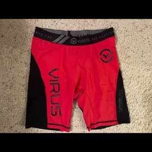 Virus Men's Compression Shorts size large